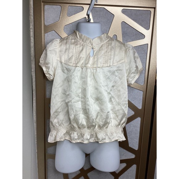 GIRLS GAP EDENS BOUQUET JANIE AND JACK DRESS TOPS blouses WHITE IVORY LOT sz 4 5 - Picture 5 of 14